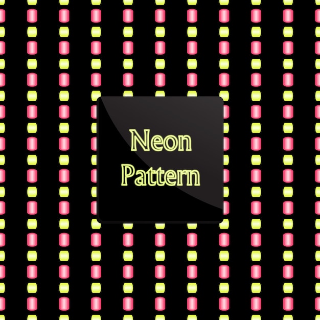 wzór neon Linia Linia przerywana