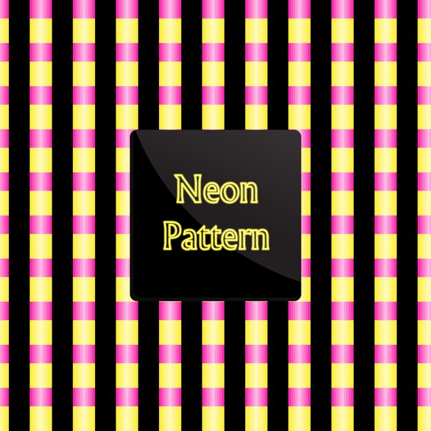 wzór neonowych pasków