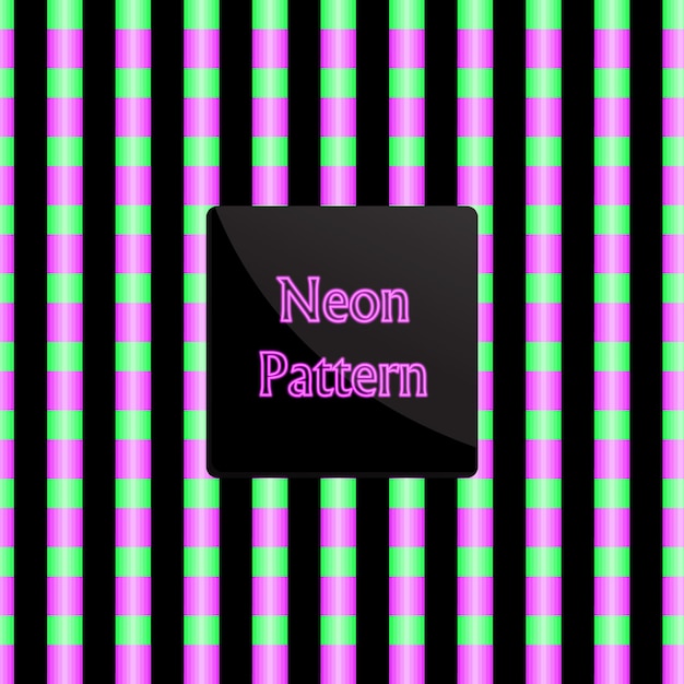 wzór neonowych pasków