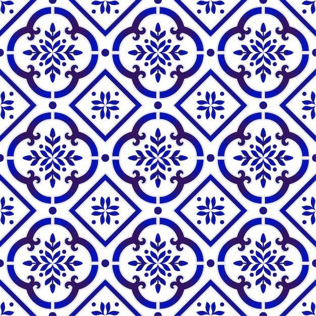 Wzór płytki ceramicznej meksykańskiej talavera