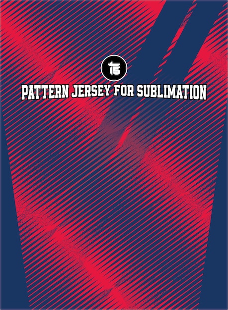 Wzór projektowy Jersey do drukowania i sublimacji