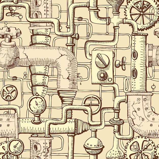 Wzór Steampunk