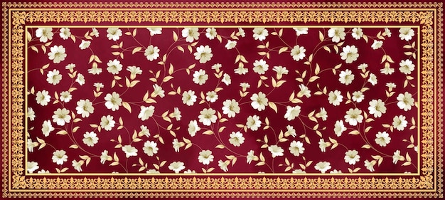 Wzór włókienniczy Dupatta