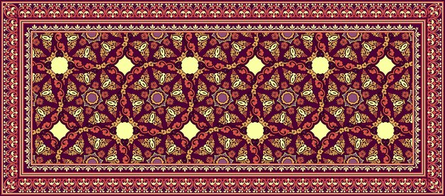 Wzór włókienniczy Dupatta