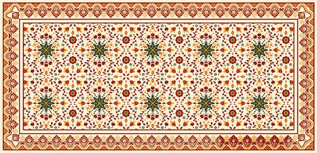 Wzór włókienniczy Dupatta