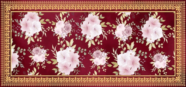 wzór włókienniczy dupatta