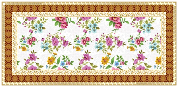 Wzór włókienniczy Dupatta
