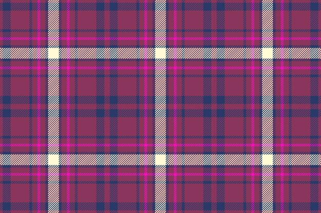 Wzór wyboru tekstyliów Tło bez szwu tartan Plaid wektor tekstury tkaniny