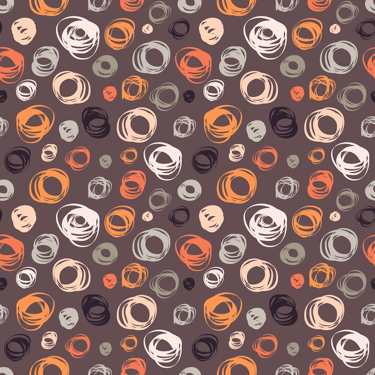 Wektor wzór z abstrakcyjnym ornamentem doodle