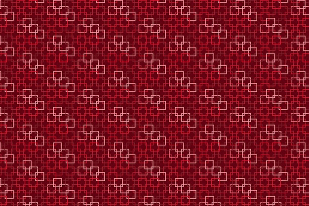Wzór z elementami geometrycznymi w odcieniach czerwieni Abstrakcyjne tło
