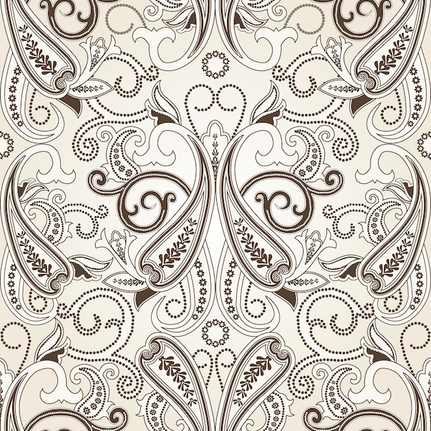 Wzór z ornamentem paisley