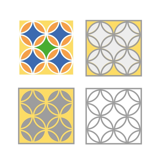 wzory w abstrakcyjnym stylu projektowania geometrycznego