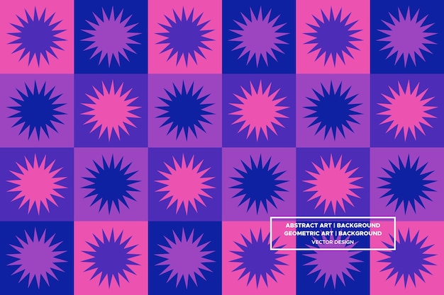 Wzorzec geometryczny Tło geometryczne Abstrakt Tło Elementy projektowania strony internetowej Gwiazdy fioletowe