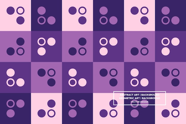 Wzorzec geometryczny Tło geometryczne Abstrakt Tło Elementy projektowania strony internetowej Kręgi fioletowe
