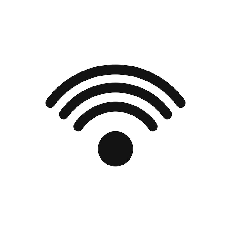 Wektor wzorzec projektowania graficznego ikony wi-fi ilustracja wektorowa symbolu komunikacji