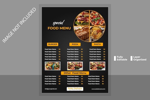 Wzorzec projektowania menu żywności