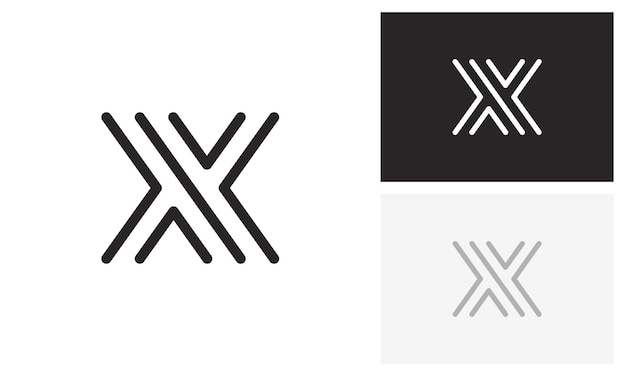 X Lettermark Logo Design