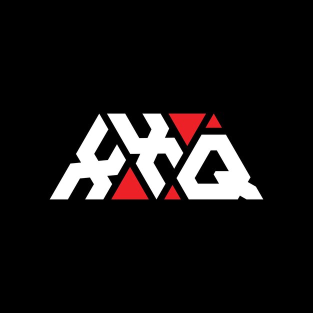 Xxq Trójkątny Projekt Logo Z Kształtem Trójkąta Xxq Trójnokątny Projekt Logo Monogram Xxq Wektorowy Trójonokątny Szablon Logo Z Czerwonym Kolorem Xxq Trzykątne Logo Proste Eleganckie I Luksusowe Logo Xxq