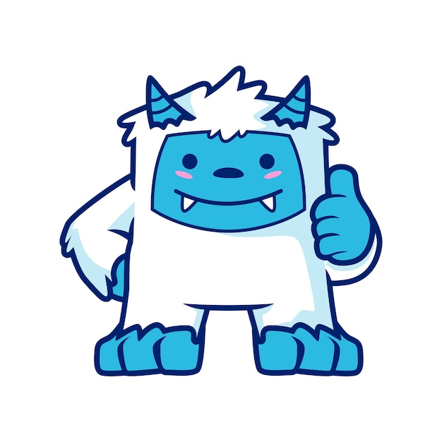 Yeti Mascot Design