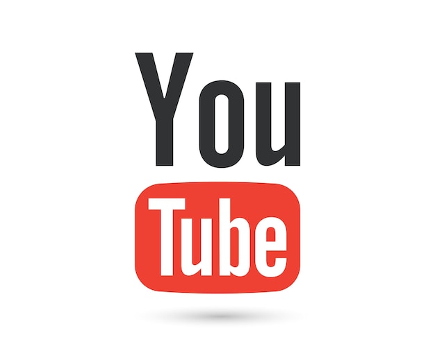 Plik wektorowy youtube symbol youtube znak ikona youtube płaska konstrukcja stylu