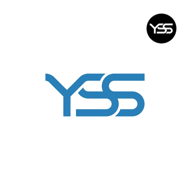 YSS Logo Letter Monogram Design (Wzór litery monogramu YSS)