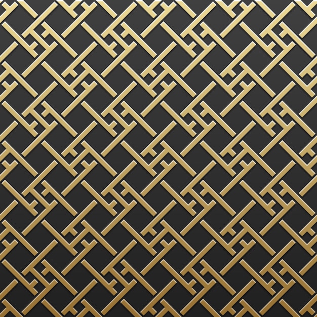 Z? Ote metaliczne t? Oz geometrycznym wzorem. Elegancki styl luksusu.