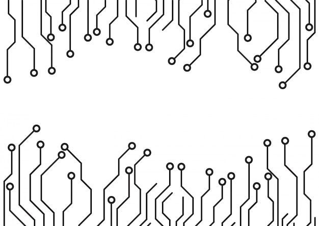 Zaawansowany Technicznie Technologii Geometryczny Tło