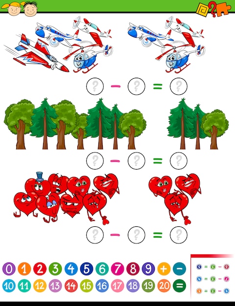 Zadanie Matematyczne Z Kreskówek Dla Dzieci