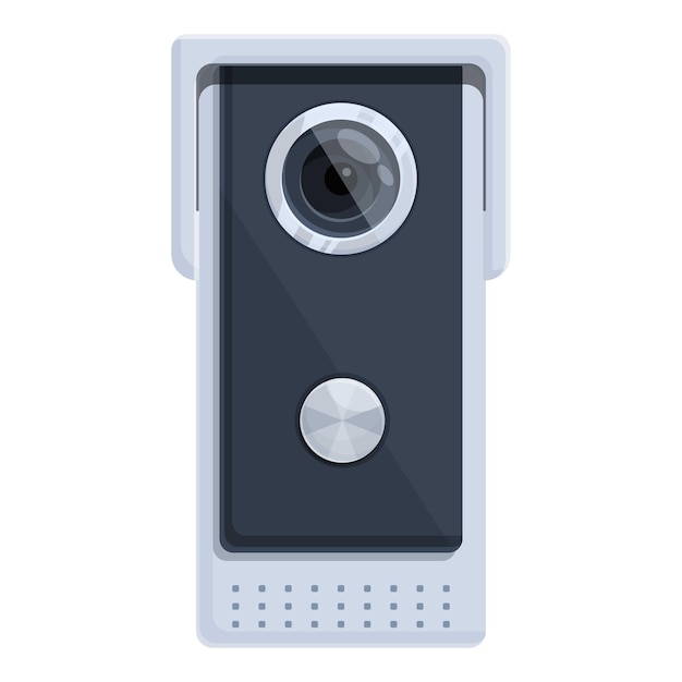 Plik wektorowy zadzwoń do interkomu ikona kreskówka wektor system wideo bezpieczeństwo telefonu
