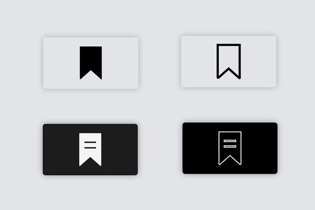 Zakładka Ikona Ulubiona Etykieta Symbol Zapisz Wstążka Znak Strona Internetowa Aplikacja Internetowa Interfejs Użytkownika Ikony Aplikacji Mobilnych
