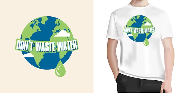 Zapisz Projekt Koszulki Z Hasłem Czystej Wody