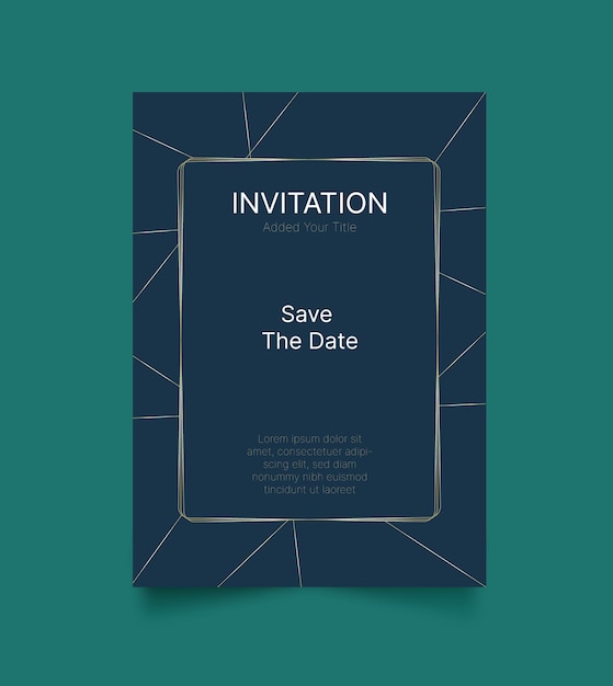 Plik wektorowy zaproszenie