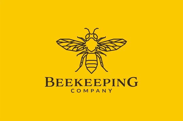 Zarys Logo Pszczół Miodnych