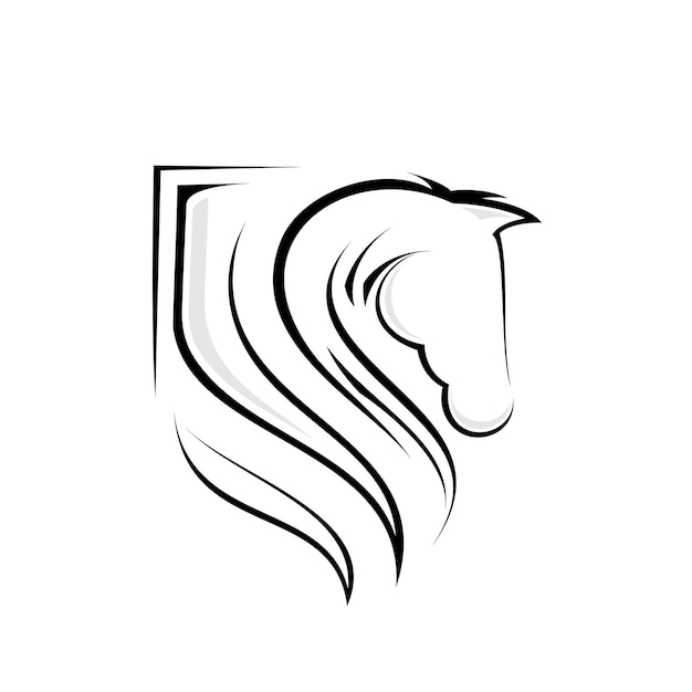 Zarys Projektu Logo Tarcza Konia