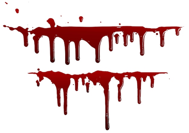 Zbieranie różnych splatters krwi lub farby