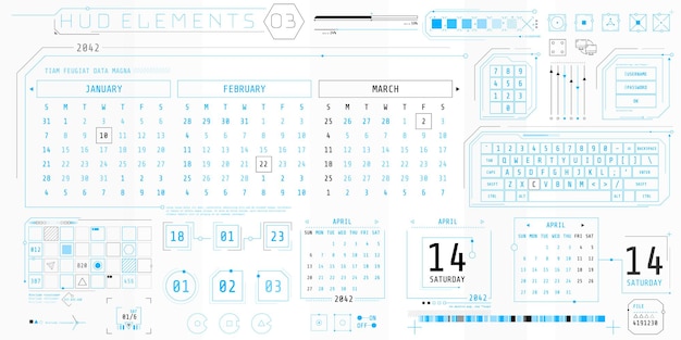 Zbiór Cienkich Elementów Do Projektowania Interfejsów Komputerowych I Programowych.