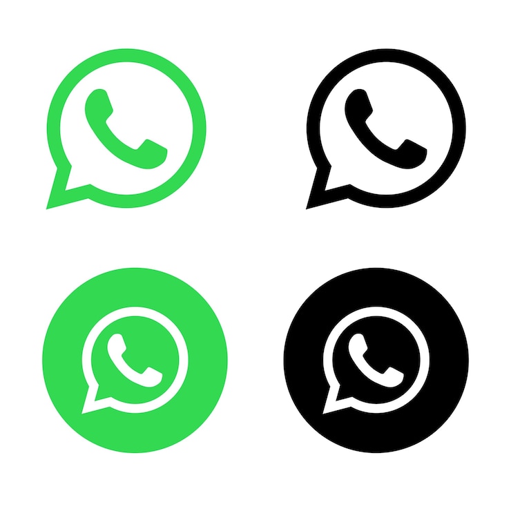 Zbiór ikon Whatsapp