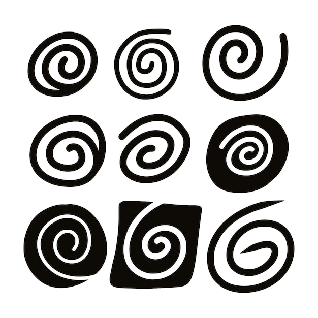 Zbiór wektorów Spiral w języku japońskim Uzumaki jest symbolem klanu Uzumaki