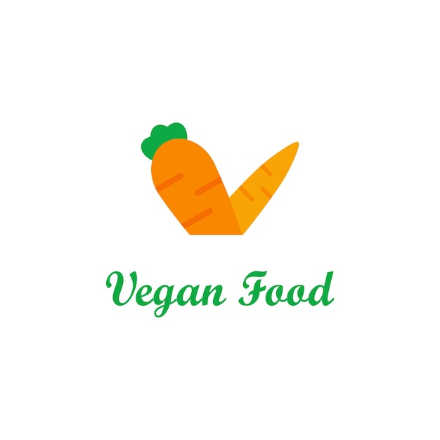 Zdrowa żywność Logo Szablon Projektu Wektor