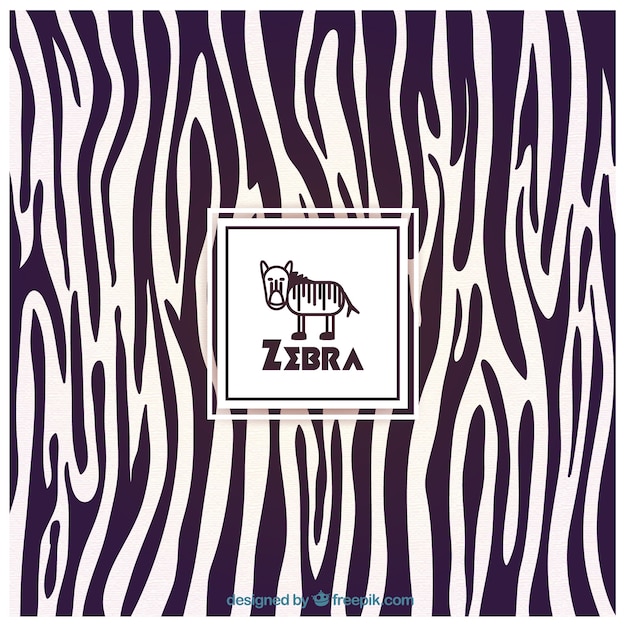 Zebra Drukowania W Tle