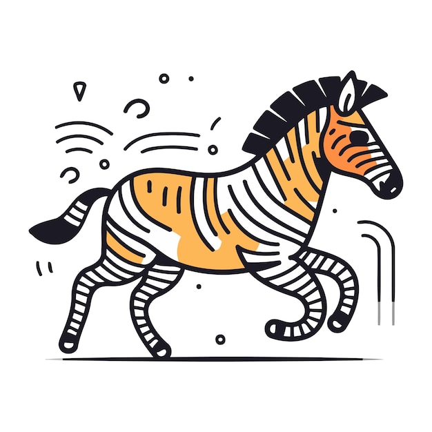 Plik wektorowy zebra zebra zebra zebra wektorowa ilustracja