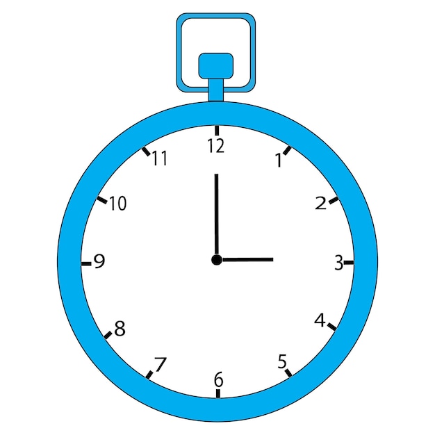 Plik wektorowy zegar ścienny ikona logo wektor wzór