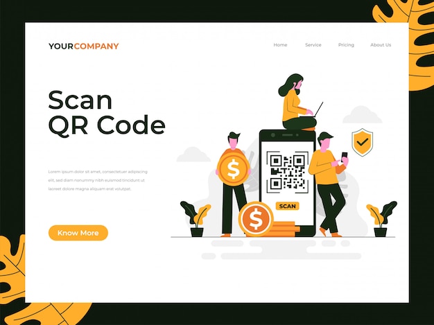 Zeskanuj stronę docelową kodu QR