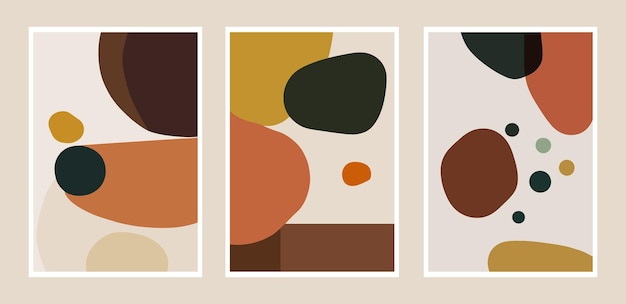 Zestaw artystycznych kreatywnych kart uniwersalnych Ręcznie rysowane tekstury ilustracji wektorowych