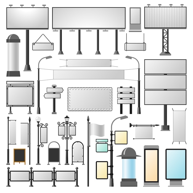 Zestaw Billboardów Reklamowych.
