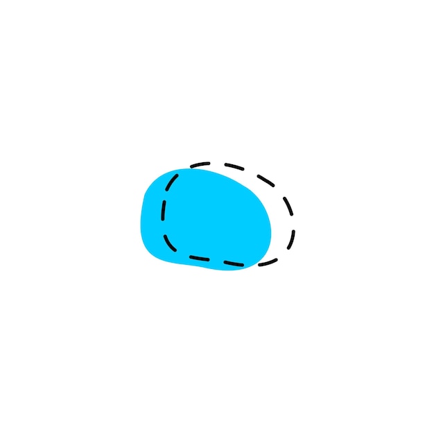 zestaw blob ręczny element rysunkowy zestaw graficzny
