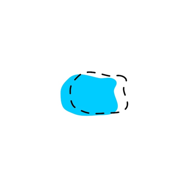 zestaw blob ręczny element rysunkowy zestaw tekstura