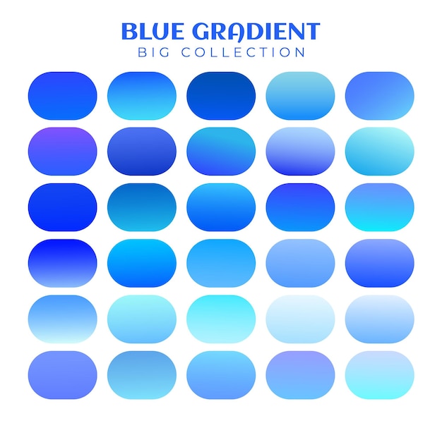 Zestaw Blue Gradient Big Collection