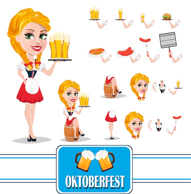 Zestaw Do Tworzenia Postaci Z Oktoberfest, Redhead