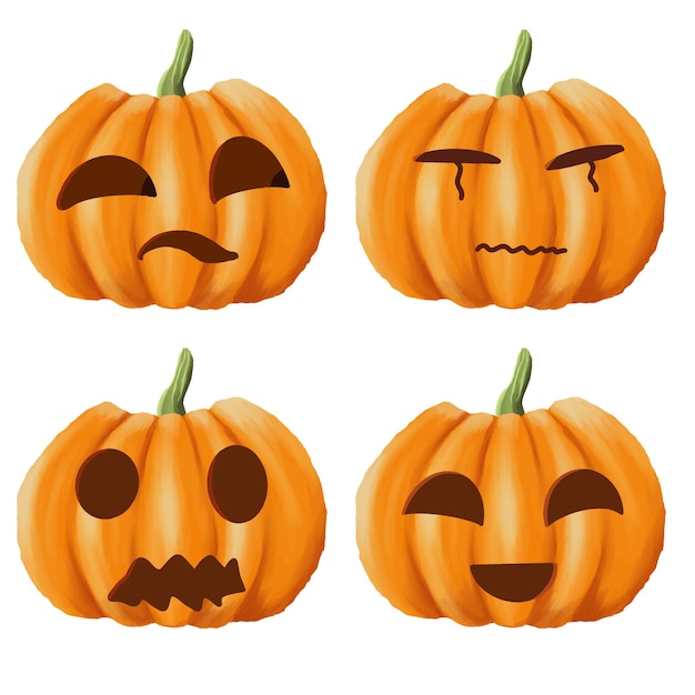 zestaw dyni halloweenowych